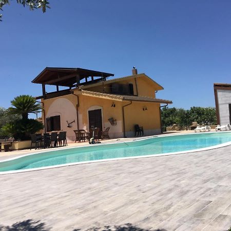 Agriturismo Tenuta San Giovanni Casale Leto SantʼAngelo Muxaro Exteriör bild