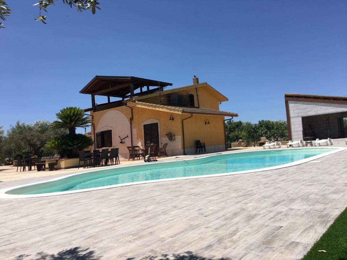 Agriturismo Tenuta San Giovanni Casale Leto SantʼAngelo Muxaro Exteriör bild
